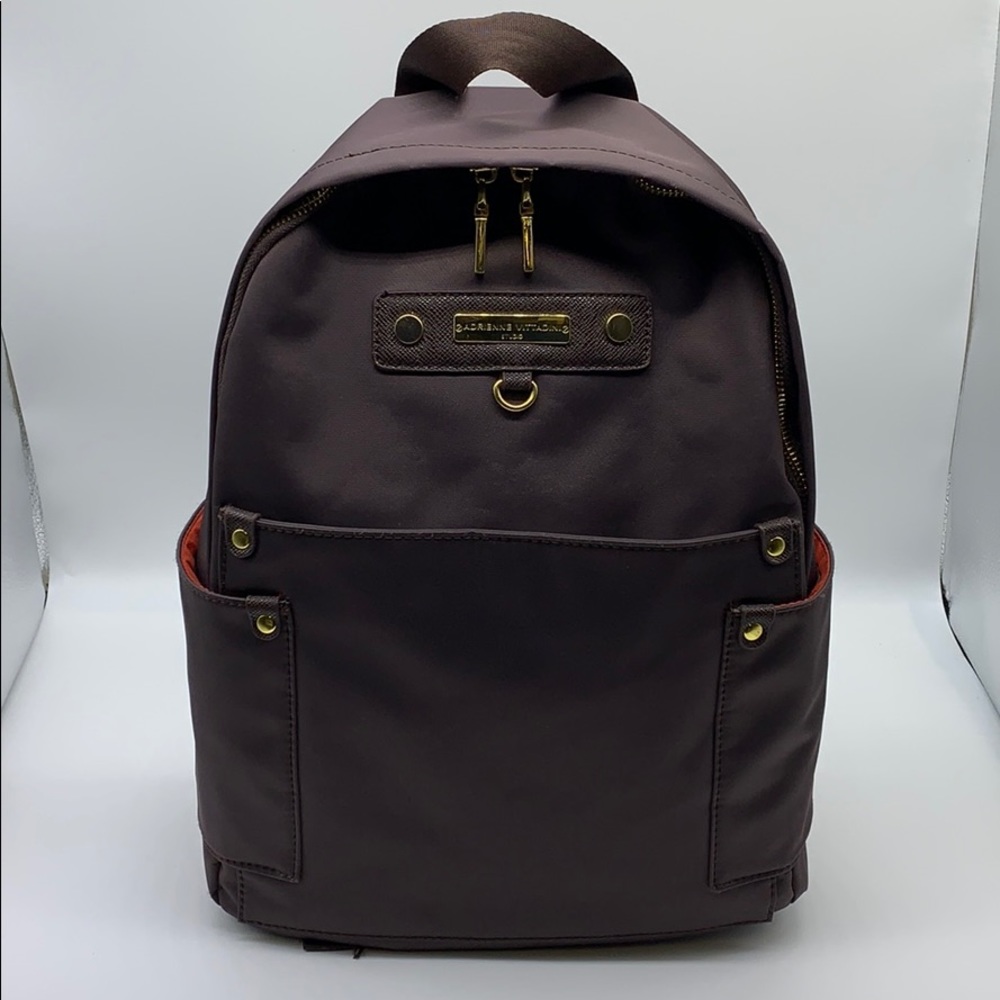 Adrienne Vittadini Backpack Brown and Gold